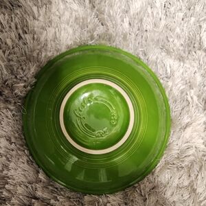 Green Glass Bowl